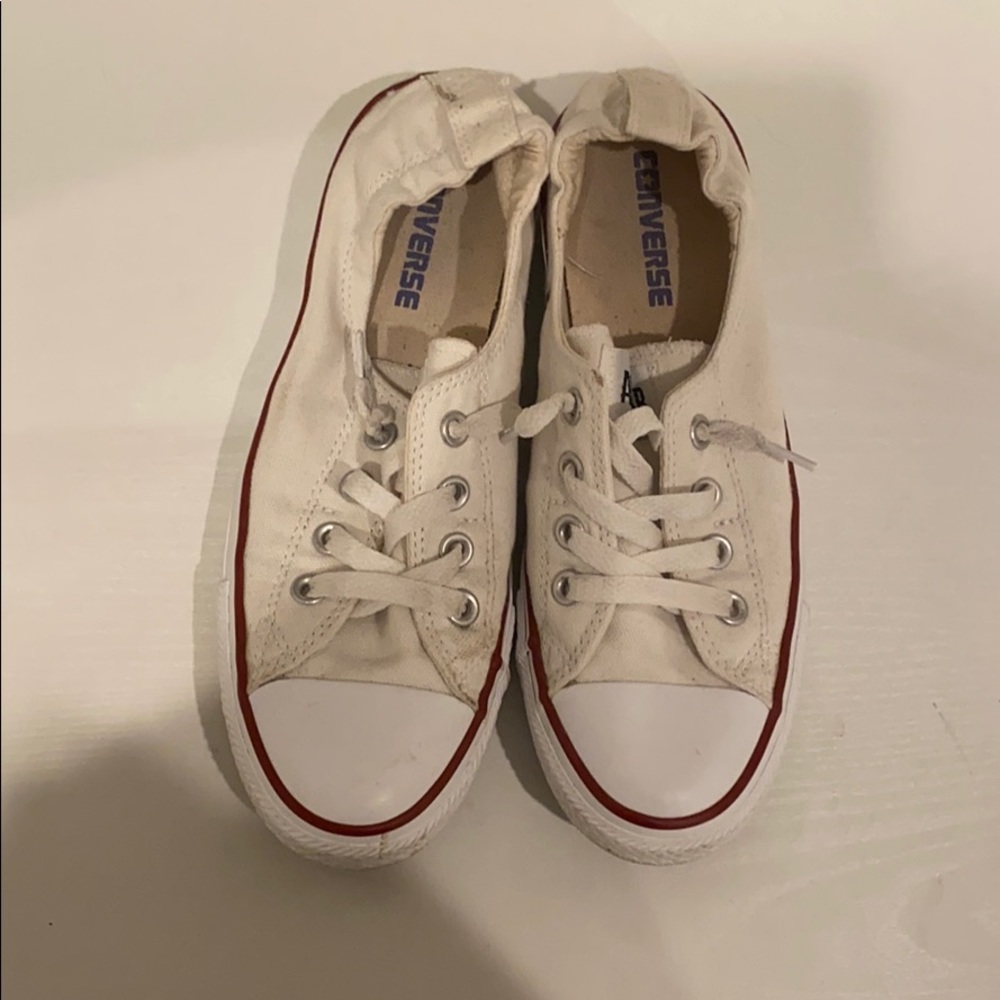SIZE 8 WHITE CONVERSE